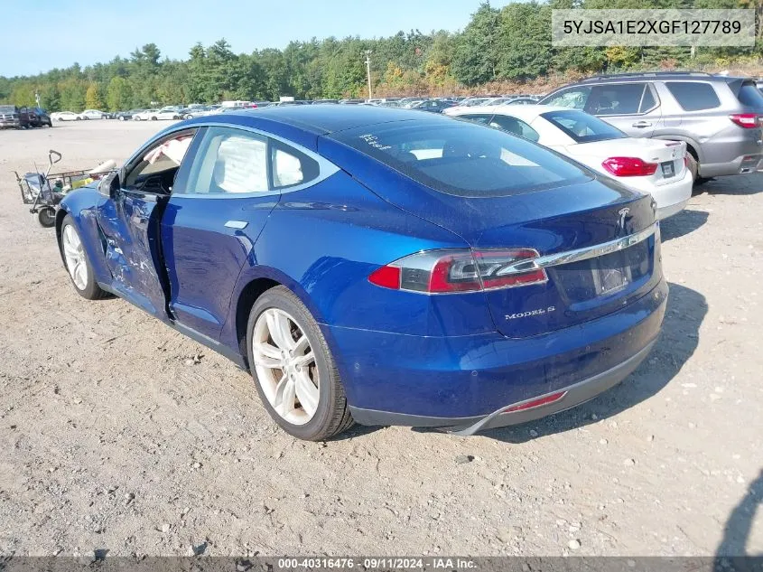 5YJSA1E2XGF127789 2016 Tesla Model S