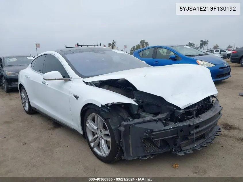 5YJSA1E21GF130192 2016 Tesla Model S 60D/70D/75D/85D/90D