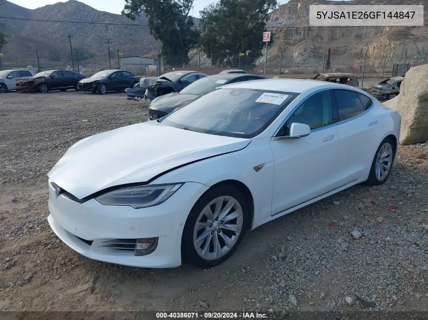 5YJSA1E26GF144847 2016 Tesla Model S 60D/70D/75D/85D/90D