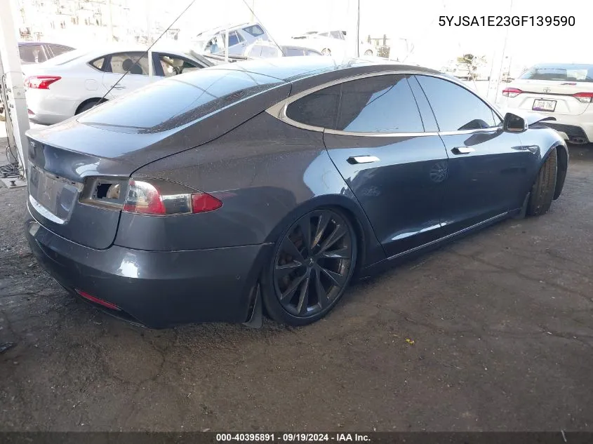 5YJSA1E23GF139590 2016 Tesla Model S 60D/70D/75D/85D/90D