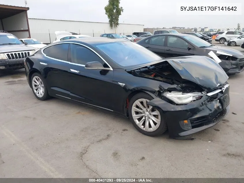 2016 Tesla Model S 60/70/75/85 VIN: 5YJSA1E17GF141642 Lot: 40431293