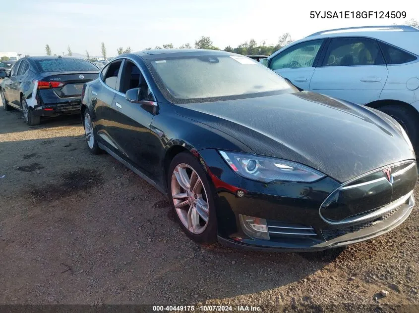 2016 Tesla Model S 60/70/75/85 VIN: 5YJSA1E18GF124509 Lot: 40449175