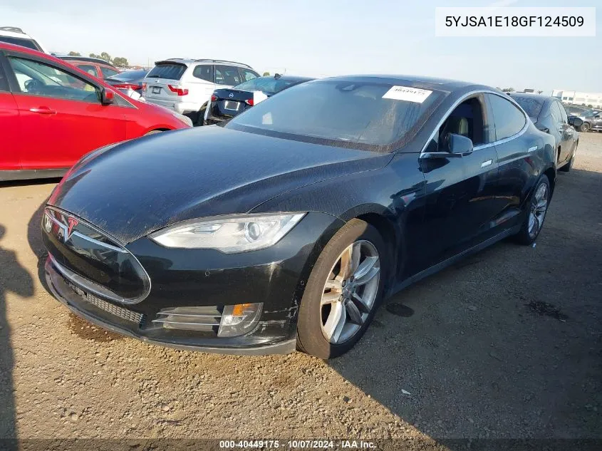 2016 Tesla Model S 60/70/75/85 VIN: 5YJSA1E18GF124509 Lot: 40449175