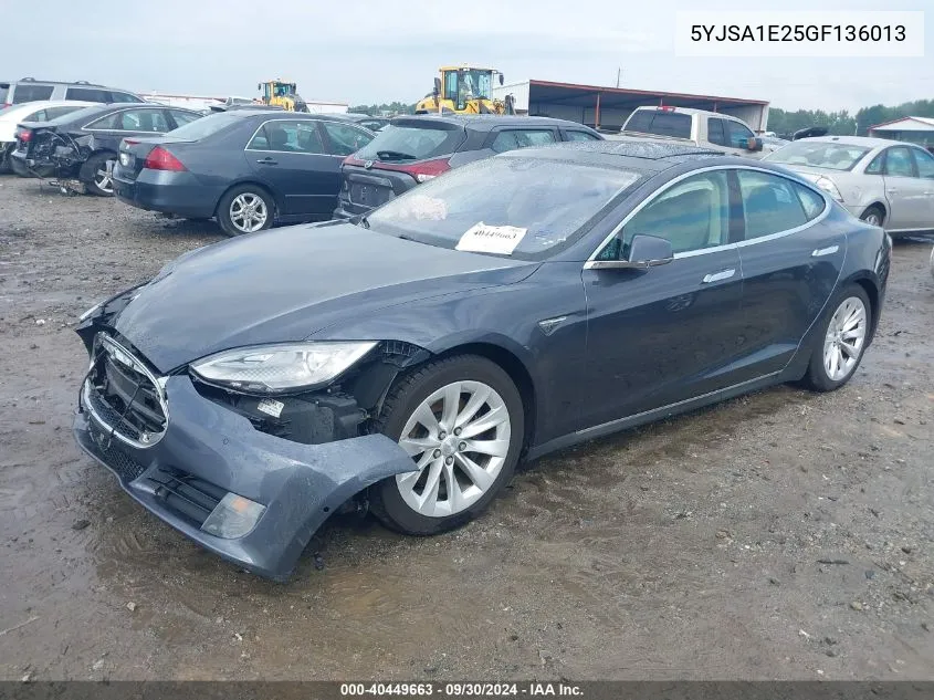 5YJSA1E25GF136013 2016 Tesla Model S 60D/70D/75D/85D/90D