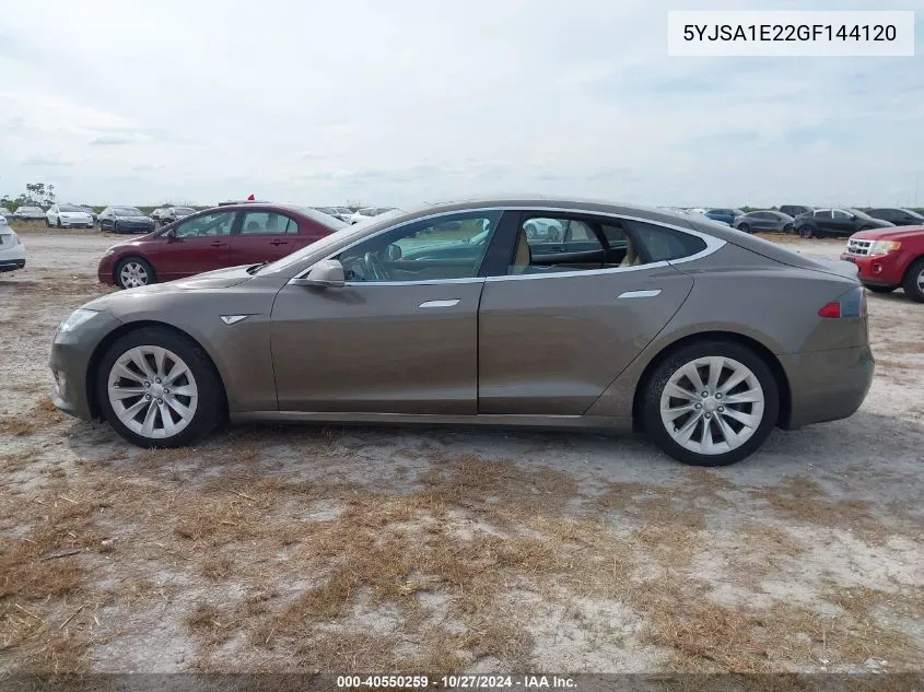 2016 Tesla Model S 60D/70D/75D/85D/90D VIN: 5YJSA1E22GF144120 Lot: 40550259