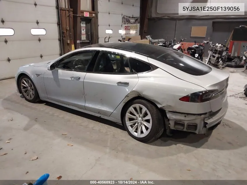 2016 Tesla Model S 60D/70D/75D/85D/90D VIN: 5YJSA1E25GF139056 Lot: 40568923