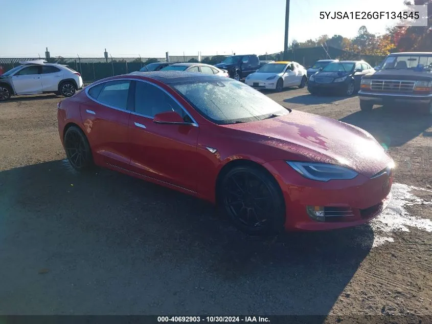 5YJSA1E26GF134545 2016 Tesla Model S 60D/70D/75D/85D/90D