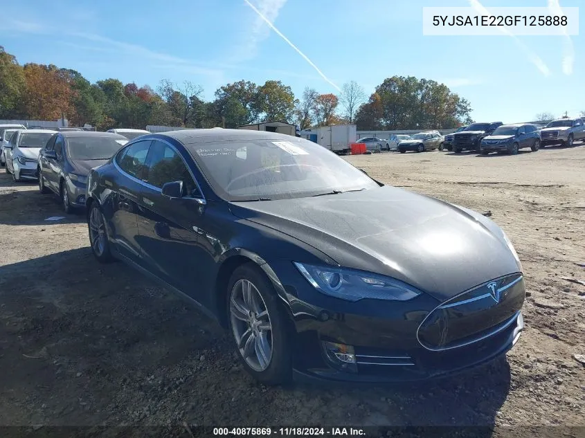 2016 Tesla Model S 60D/70D/75D/85D/90D VIN: 5YJSA1E22GF125888 Lot: 40875869