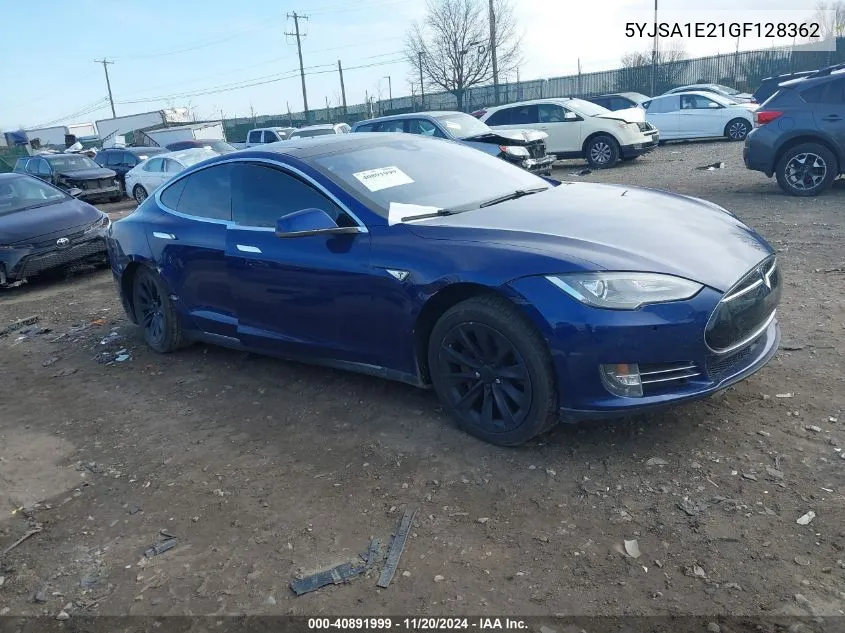 2016 Tesla Model S 60D/70D/75D/85D/90D VIN: 5YJSA1E21GF128362 Lot: 40891999