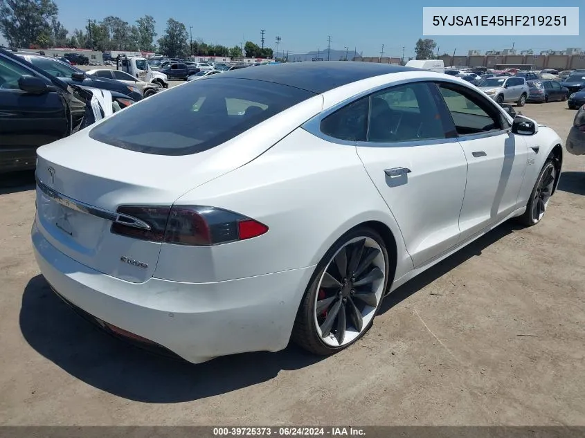 5YJSA1E45HF219251 2017 Tesla Model S 100D/60D/75D/90D/P100D