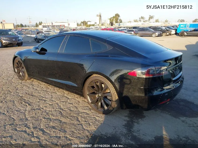 5YJSA1E12HF215812 2017 Tesla Model S 60/75