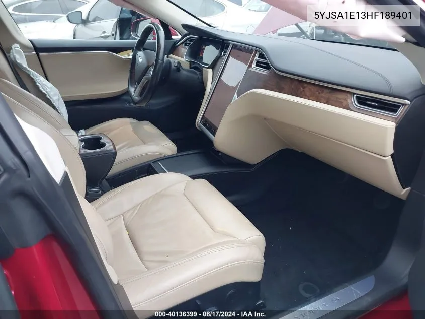 5YJSA1E13HF189401 2017 Tesla Model S 60/75