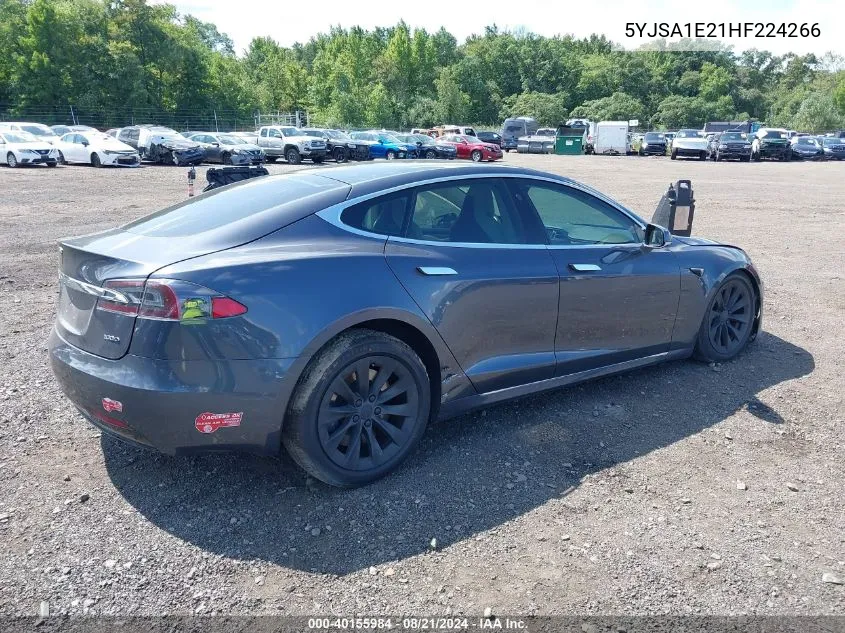 5YJSA1E21HF224266 2017 Tesla Model S 100D/60D/75D/90D/P100D