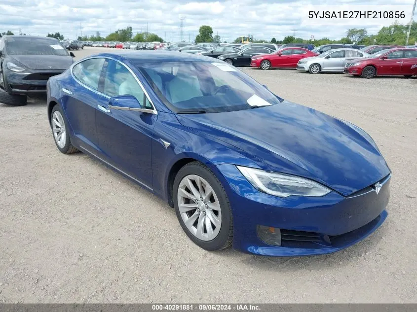 2017 Tesla Model S 100D/60D/75D/90D/P100D VIN: 5YJSA1E27HF210856 Lot: 40291881