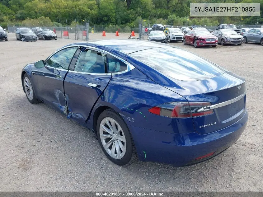 5YJSA1E27HF210856 2017 Tesla Model S 100D/60D/75D/90D/P100D