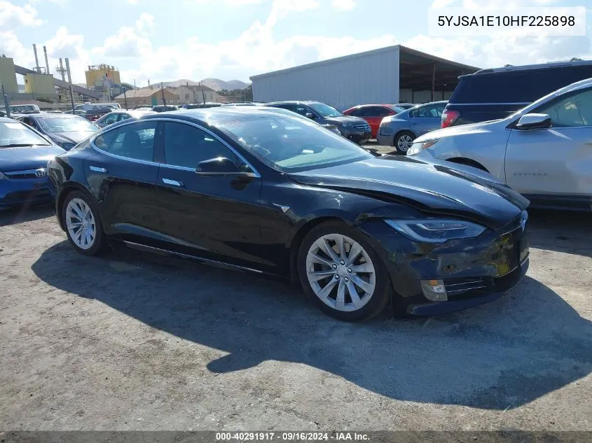 2017 Tesla Model S 60/75 VIN: 5YJSA1E10HF225898 Lot: 40291917