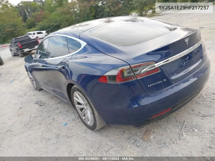 5YJSA1E29HF217257 2017 Tesla Model S