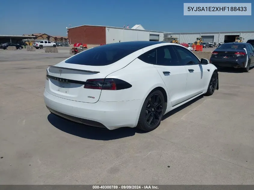 5YJSA1E2XHF188433 2017 Tesla Model S 100D/60D/75D/90D/P100D