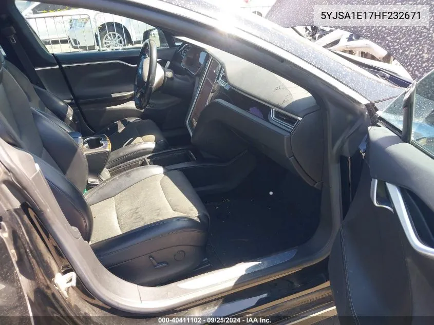 5YJSA1E17HF232671 2017 Tesla Model S 60/75