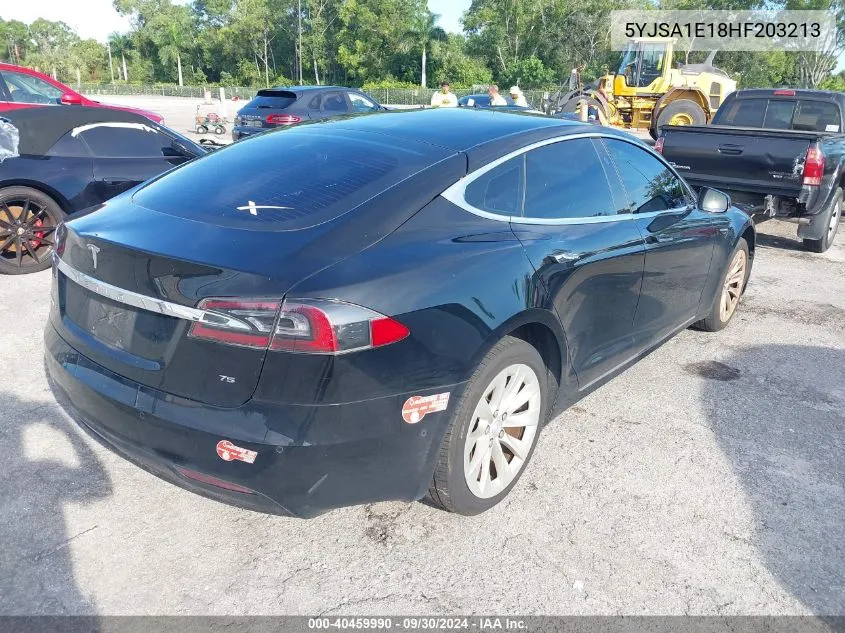 5YJSA1E18HF203213 2017 Tesla Model S