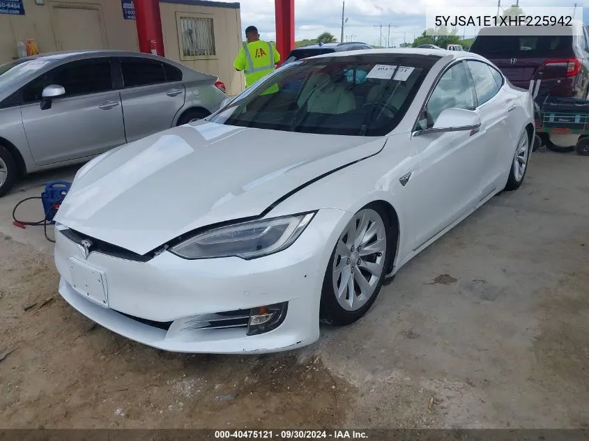 5YJSA1E1XHF225942 2017 Tesla Model S 60/75