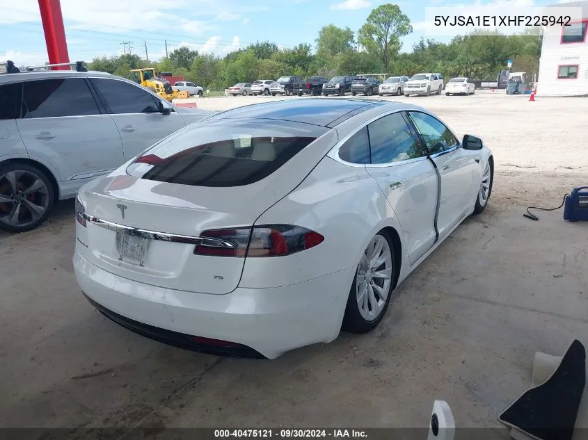 5YJSA1E1XHF225942 2017 Tesla Model S 60/75