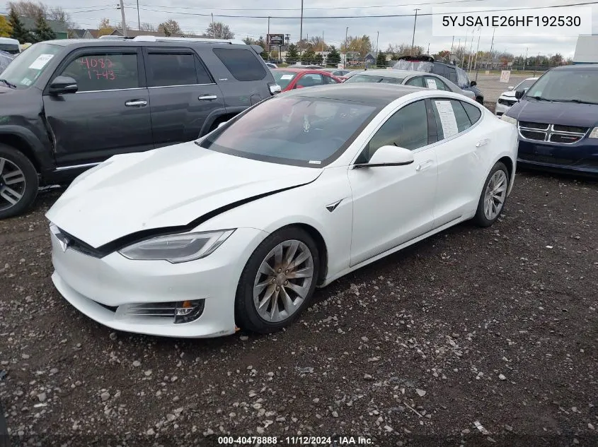 5YJSA1E26HF192530 2017 Tesla Model S 100D/60D/75D/90D/P100D