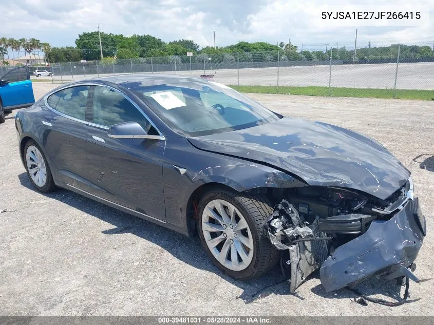 5YJSA1E27JF266415 2018 Tesla Model S 100D/75D/P100D