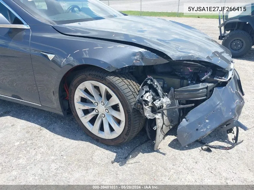 5YJSA1E27JF266415 2018 Tesla Model S 100D/75D/P100D