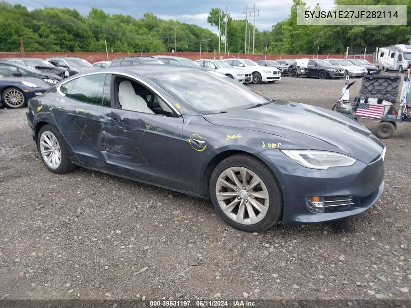 2018 Tesla Model S 100D/75D/P100D VIN: 5YJSA1E27JF282114 Lot: 39631197