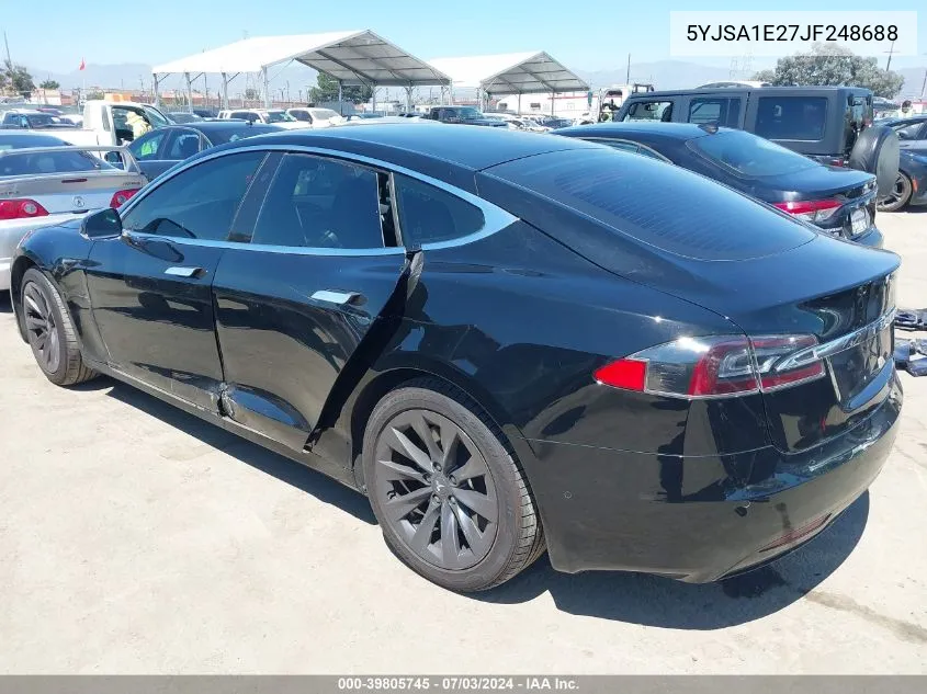 5YJSA1E27JF248688 2018 Tesla Model S 100D/75D/P100D