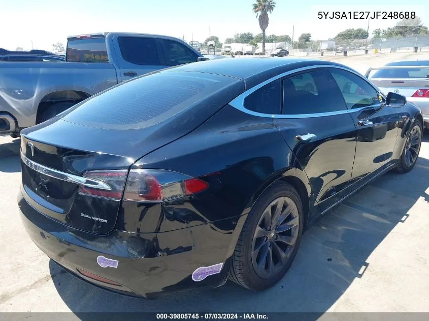 5YJSA1E27JF248688 2018 Tesla Model S 100D/75D/P100D