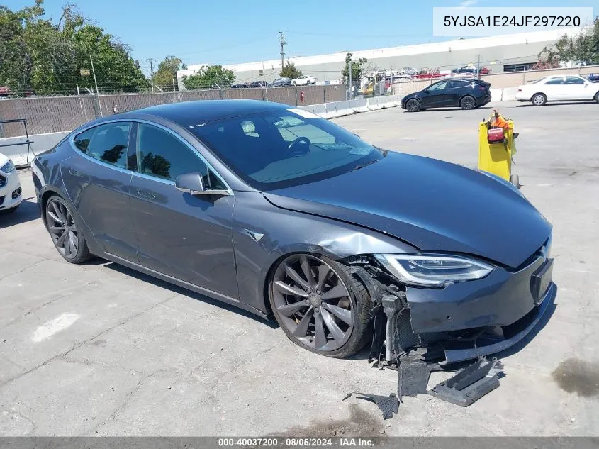 2018 Tesla Model S 100D/75D/P100D VIN: 5YJSA1E24JF297220 Lot: 40037200