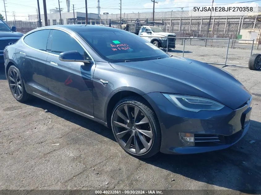 5YJSA1E28JF270358 2018 Tesla Model S 100D/75D/P100D