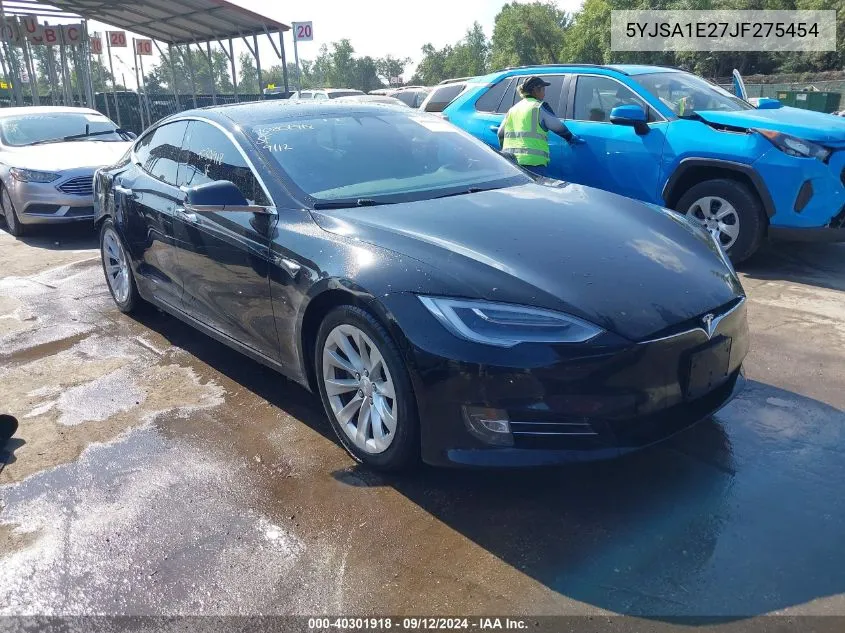 2018 Tesla Model S 100D/75D/P100D VIN: 5YJSA1E27JF275454 Lot: 40301918