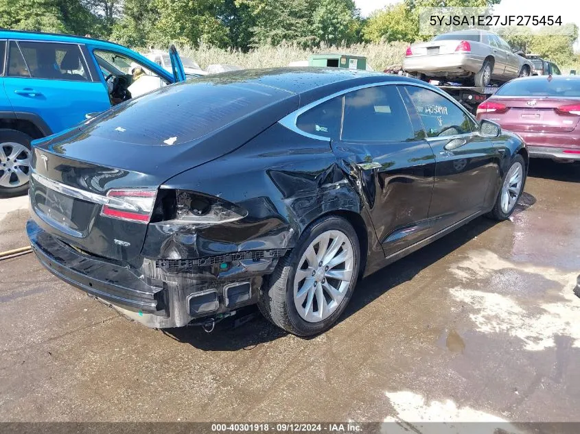 2018 Tesla Model S 100D/75D/P100D VIN: 5YJSA1E27JF275454 Lot: 40301918