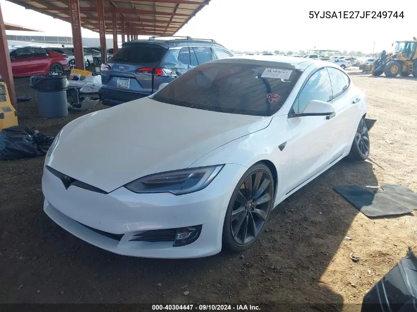 5YJSA1E27JF249744 2018 Tesla Model S