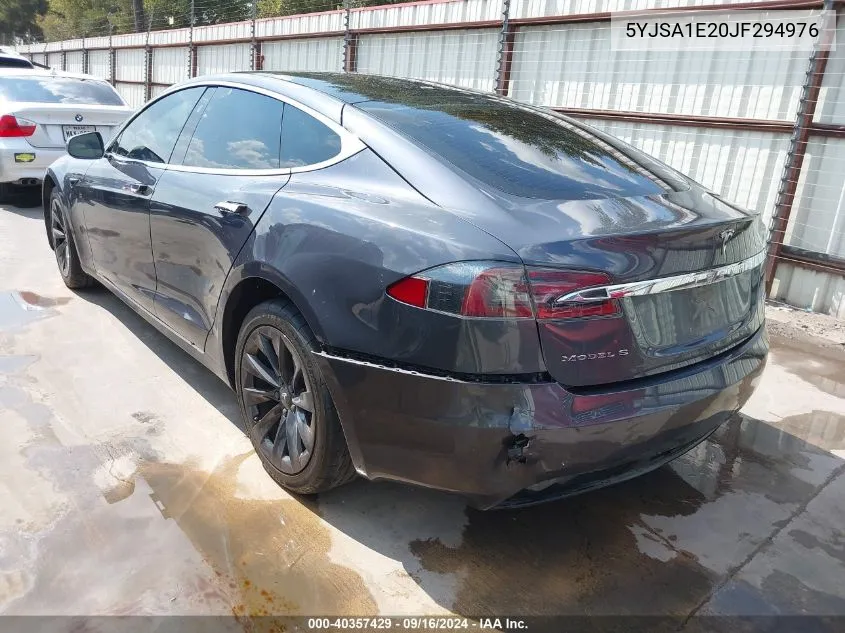 5YJSA1E20JF294976 2018 Tesla Model S 100D/75D/P100D