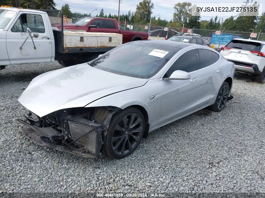 5YJSA1E22JF275135 2018 Tesla Model S 100D/75D/P100D