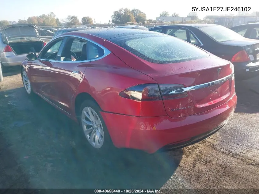 5YJSA1E27JF246102 2018 Tesla Model S 75D/100D/P100D