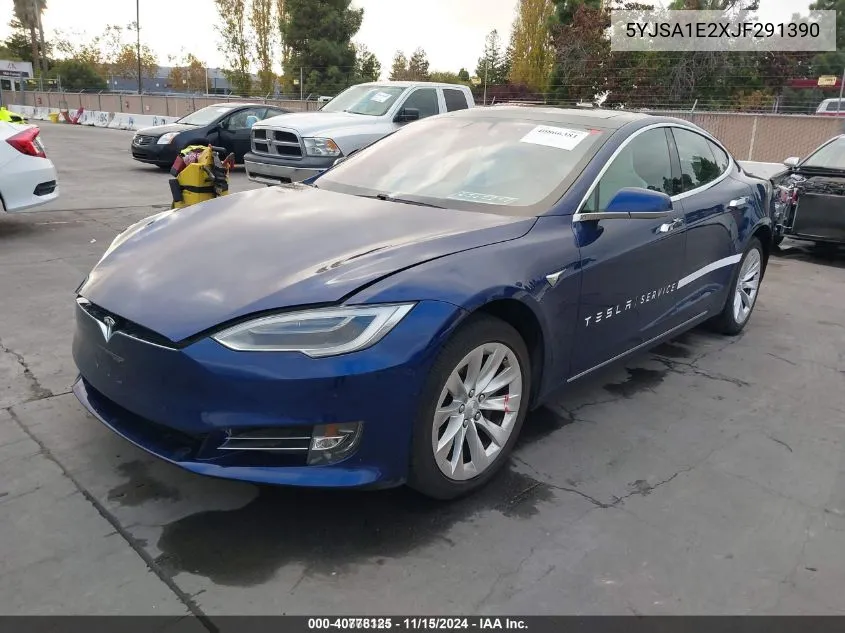 2018 Tesla Model S 100D/75D/P100D VIN: 5YJSA1E2XJF291390 Lot: 40778125