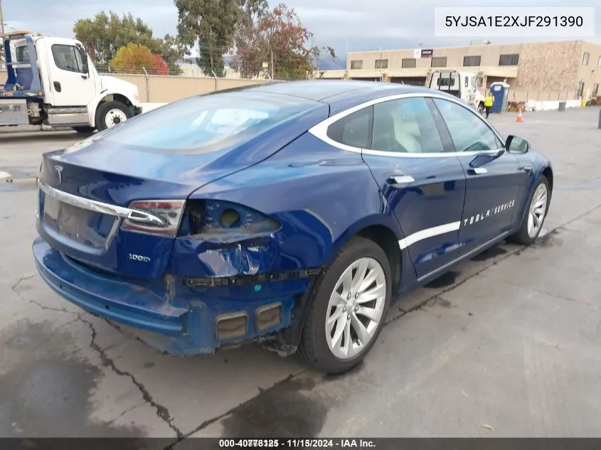 2018 Tesla Model S 100D/75D/P100D VIN: 5YJSA1E2XJF291390 Lot: 40778125