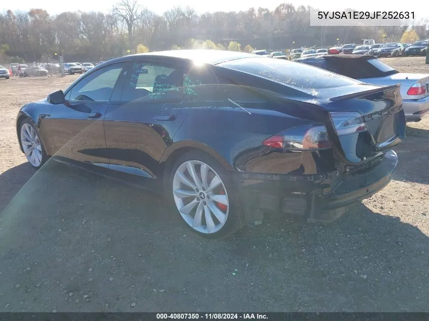 5YJSA1E29JF252631 2018 Tesla Model S 100D/75D/P100D