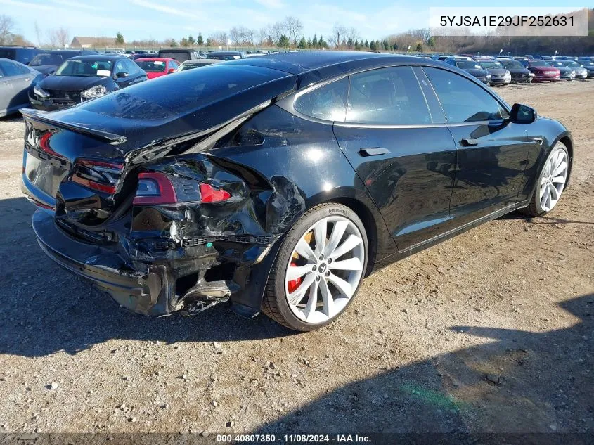 5YJSA1E29JF252631 2018 Tesla Model S 100D/75D/P100D