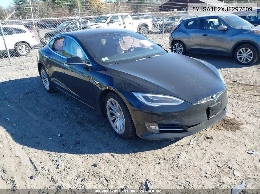 2018 Tesla Model S 100D/75D/P100D VIN: 5YJSA1E2XJF297609 Lot: 40817897