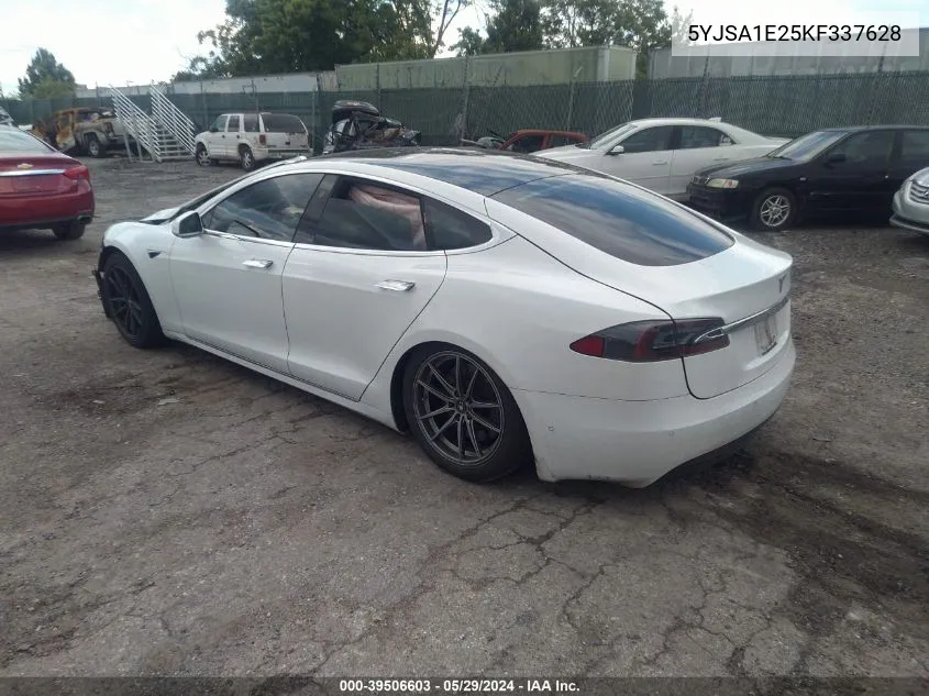 2019 Tesla Model S VIN: 5YJSA1E25KF337628 Lot: 39506603