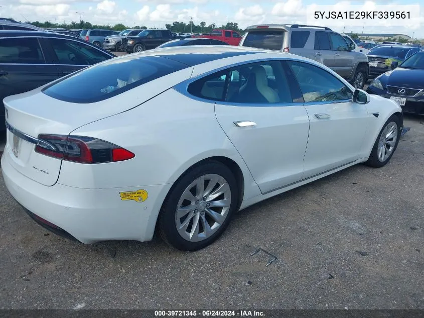 5YJSA1E29KF339561 2019 Tesla Model S 100D/75D/Long Range/Standard Range