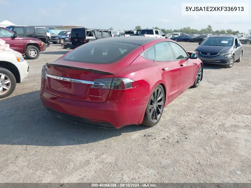 5YJSA1E2XKF336913 2019 Tesla Model S 100D/75D/Long Range/Standard Range