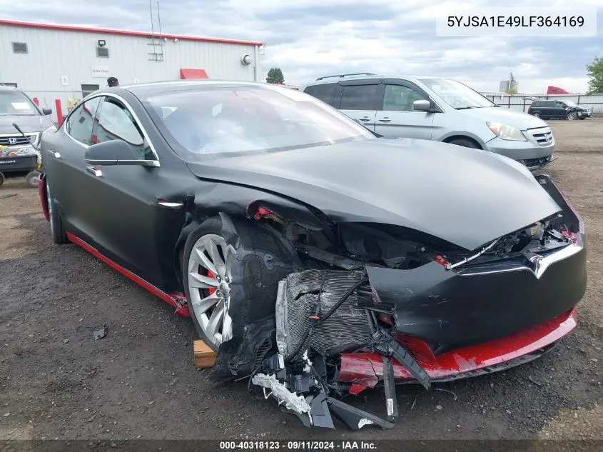 2020 Tesla Model S Performance Dual Motor All-Wheel Drive VIN: 5YJSA1E49LF364169 Lot: 40318123