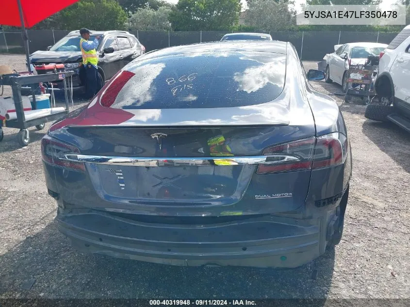 5YJSA1E47LF350478 2020 Tesla Model S